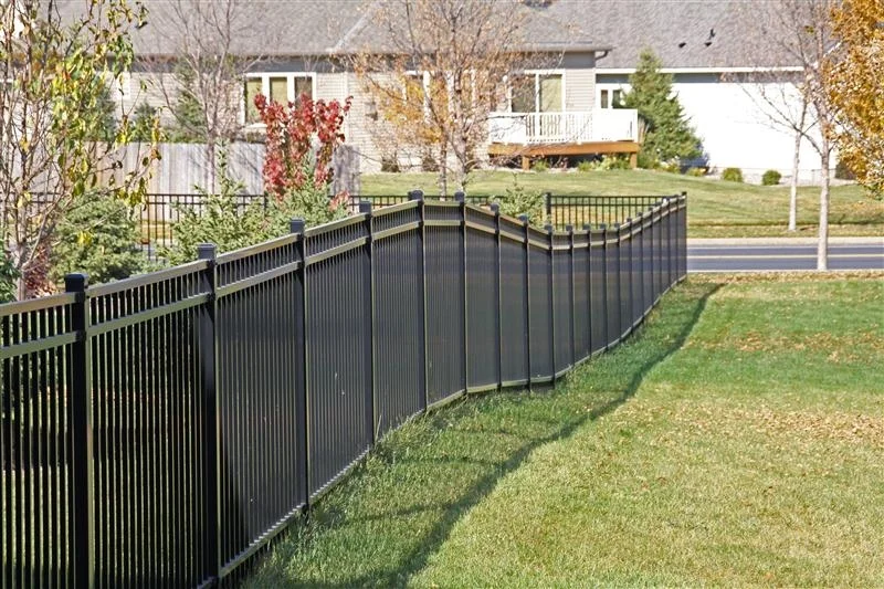 Ornamental steel fence installed in Saskatoon