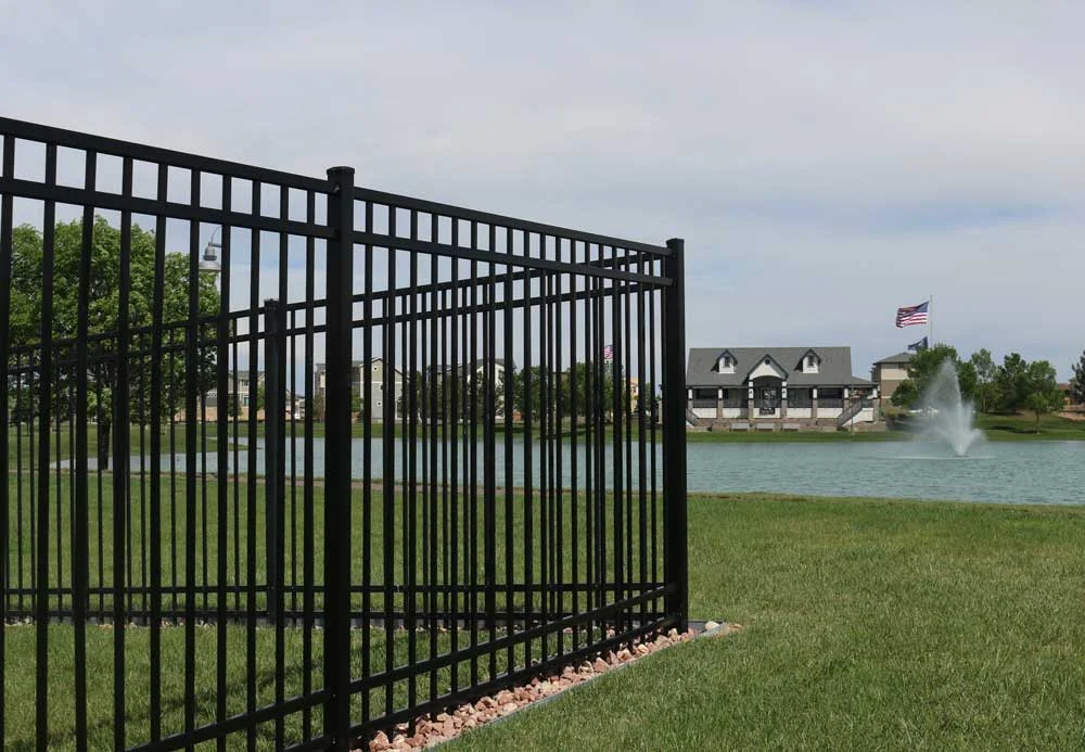 Ornamental aluminum fence Saskatoon