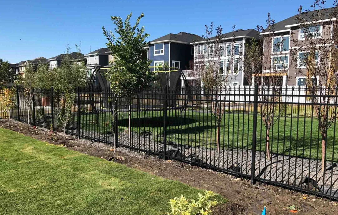 Ornamental fence Saskatoon residential