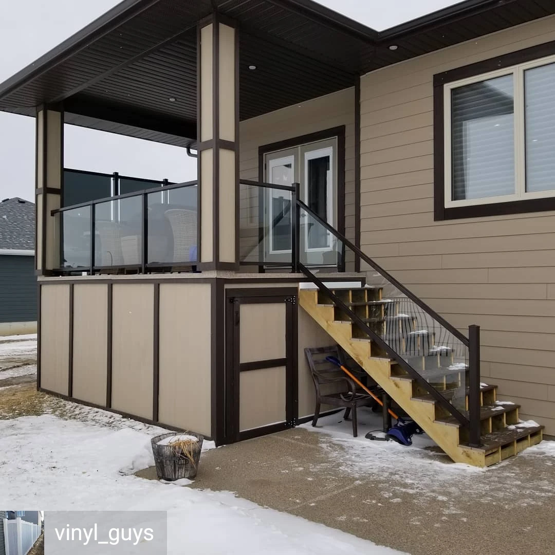 Glass railing Saskatoon