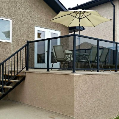 Glass railing Saskatoon